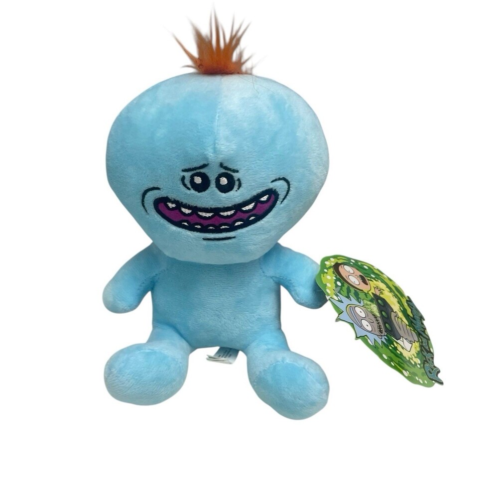 Rick & Morty Mr. Meeseeks Plush Toy 2024 Adult Swim Pickle Rick 9"T